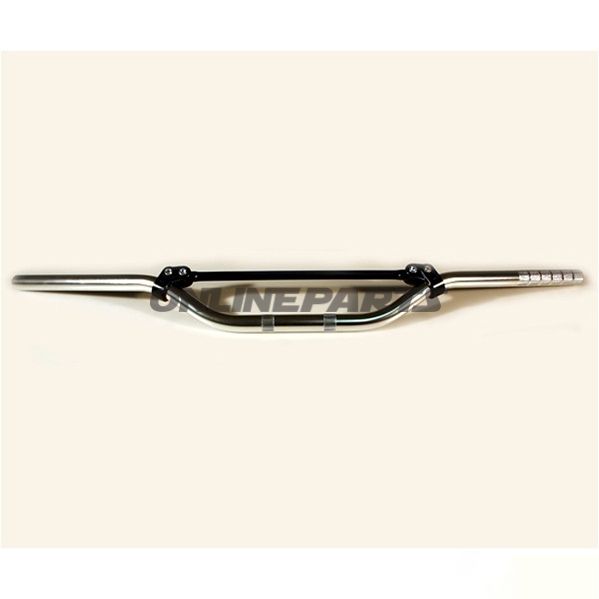 Moto Cross Handlebar With Centre Bracesilver Mid Height