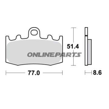 Brake Pads Sintered Trw Mcb748svaltn 7324163