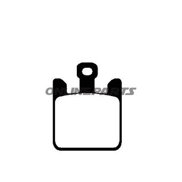 Brake Pads Sintered Hh Ebc Fa369/4Hhaltn 7874043/7630019