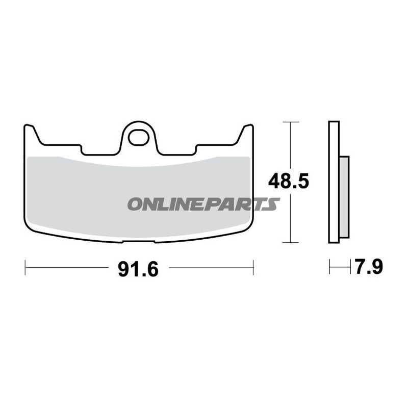 Brake Pads Sintered Sv Trwaltn 7324296