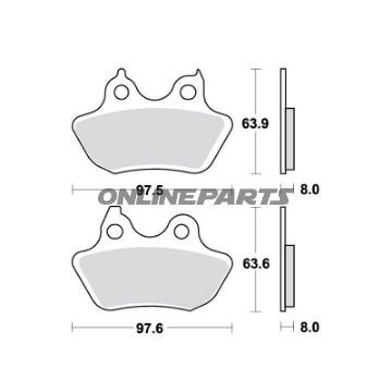 Brake Pads Sintered Trwaltn 7322498