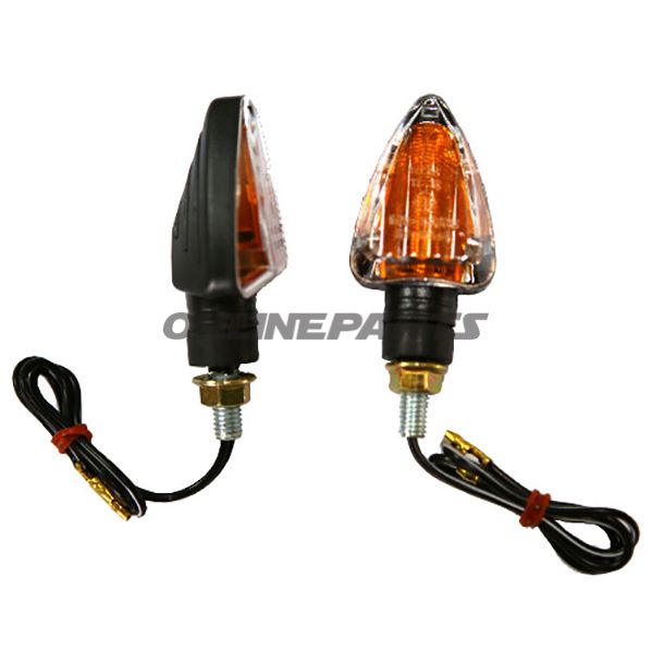 Jmp Mini Indicator Tri Lookshort Stem - Clear Glass