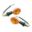 Indicator Universal Oval Jmpchrome With Orange Lens