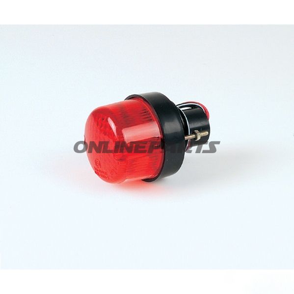 Tail Light Mini Round Jmpred Lens Surround Black