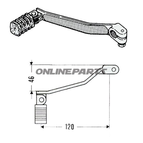 Gear Lever Black
