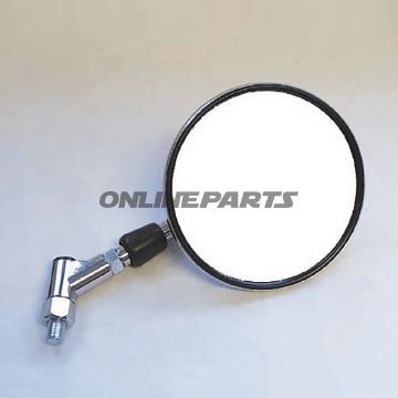 Mirror Chrome Suzuki Short Version1 Piece - Fits Left & Right