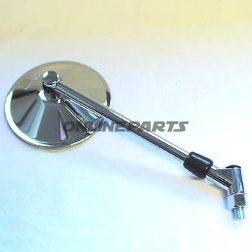 Mirror Chrome Suzuki Long Version1 Piece - Fits Left & Right