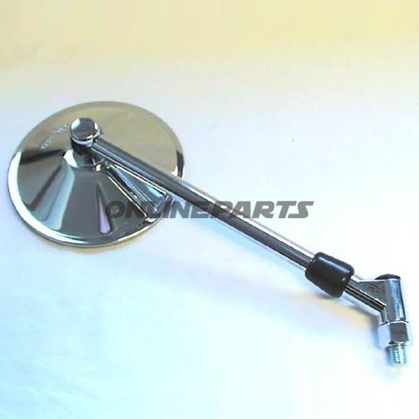 Mirror Chrome Suzuki Long Version1 Piece - Fits Left & Right