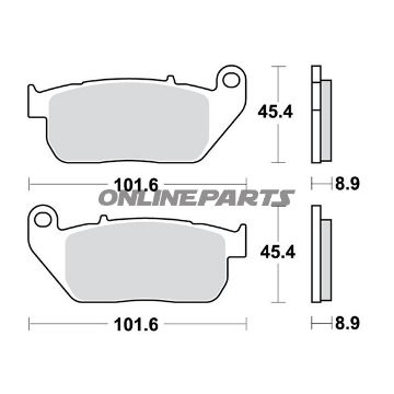 Brake Pads Sintered Trwaltn 7323280