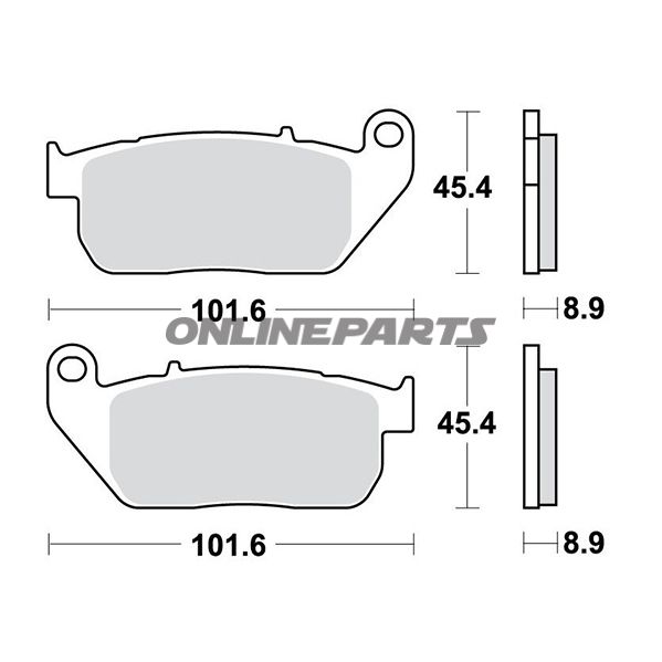 Brake Pads Sintered Trwaltn 7323280