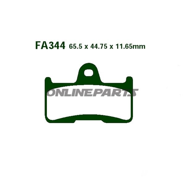 Brake Pads Sintered R Ebc Fa344raltn 7874605