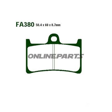Brake Pads Sintered Hh Ebc Fa380hhaltn 7873607/7630022