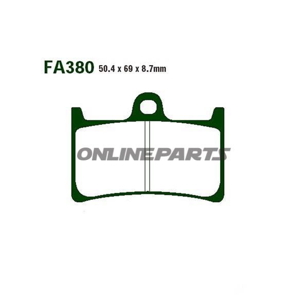 Brake Pads Sintered Hh Ebc Fa380hhaltn 7873607/7630022