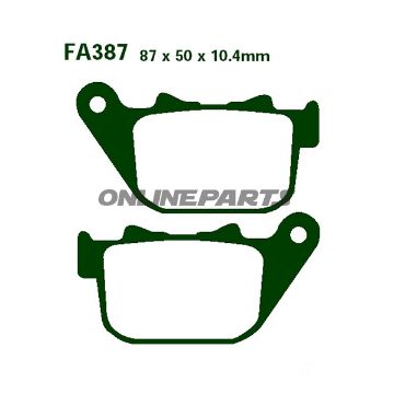 Brake Pads Sintered Hh Ebc Fa387hhaltn 7870314