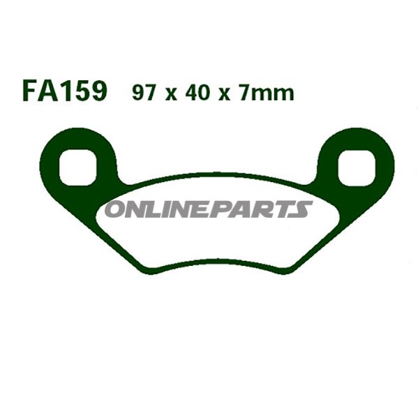 Brake Pads Sintered R Ebc Fa159raltn 7874407