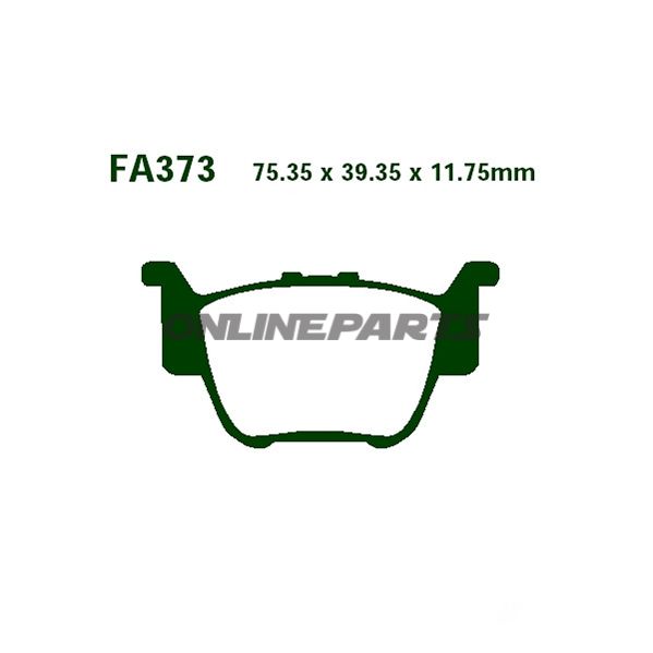 Brake Pads Sintered R Ebc Fa373raltn 7874423