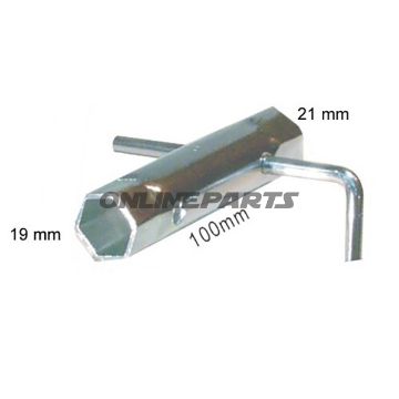 Spark Plug Tool Sw19/212 In 1 With Angled Handle Jmp