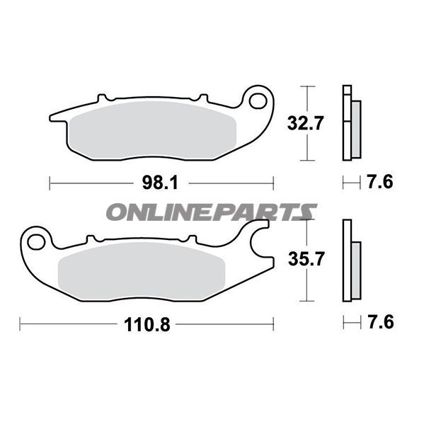 Brake Pads Std Trwaltn 7320492/7630074
