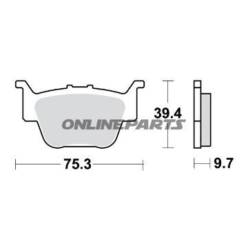 Brake Pads Sintered Si Trwaltn 7325756