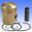 Piston Kit Complete 38.00 Mm12mm Gudgeon Pin