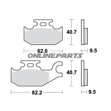 Brake Pads Sintered Si Trwaltn 7325608