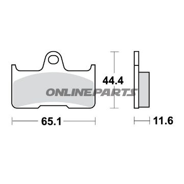 Brake Pads Sintered Si Trwaltn 7320419