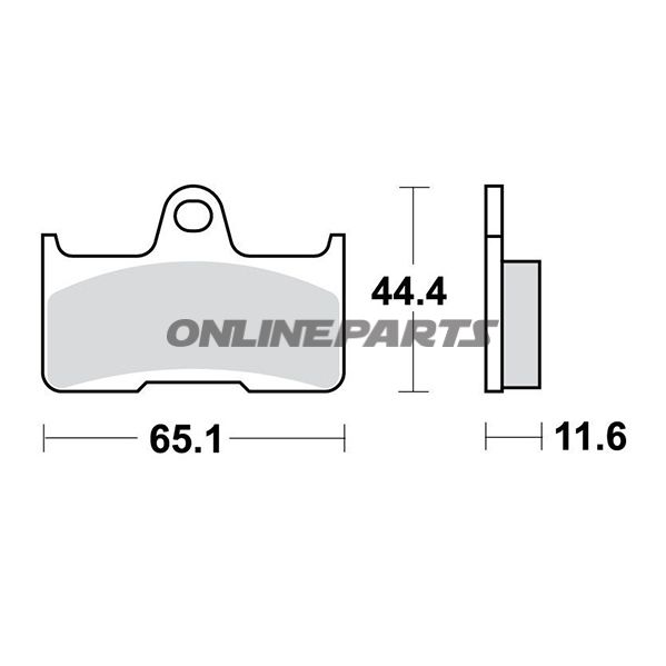 Brake Pads Sintered Si Trwaltn 7320419