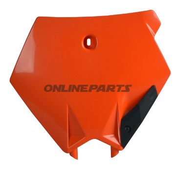 Number Plate Orange