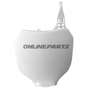 Number Plate White