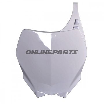 Number Plate White