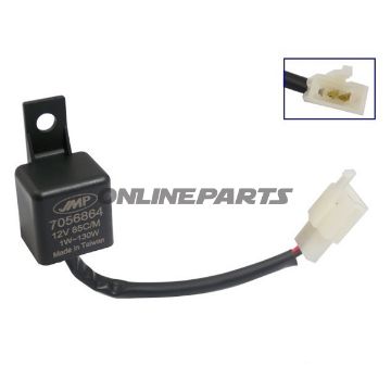 Led elektronisk blinkrelæ - Universal 12V, 3 ben, belastning: 1 Watt - 130 Watt fra JMP