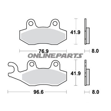 Brake Pads Sintered Trwaltn 7320500