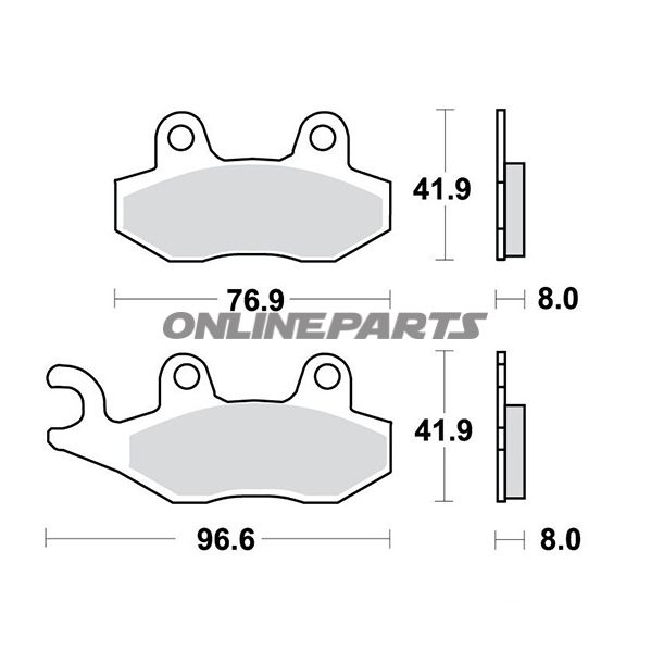 Brake Pads Sintered Trwaltn 7320500