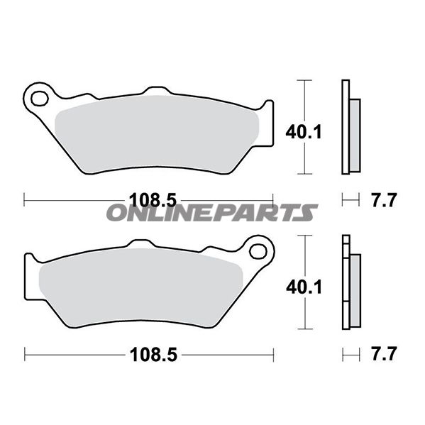Brake Pads Sintered Trwaltn 7370108