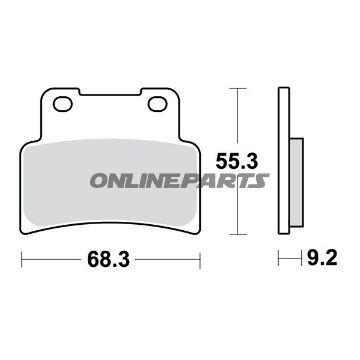 Brake Pads Sintered Sv Trwaltn 7322415