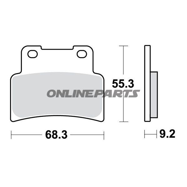 Brake Pads Sintered Sv Trwaltn 7322415