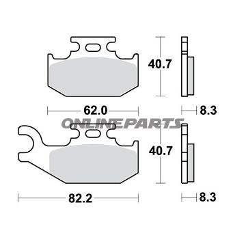 Brake Pads Sintered Si Trwaltn 7322159