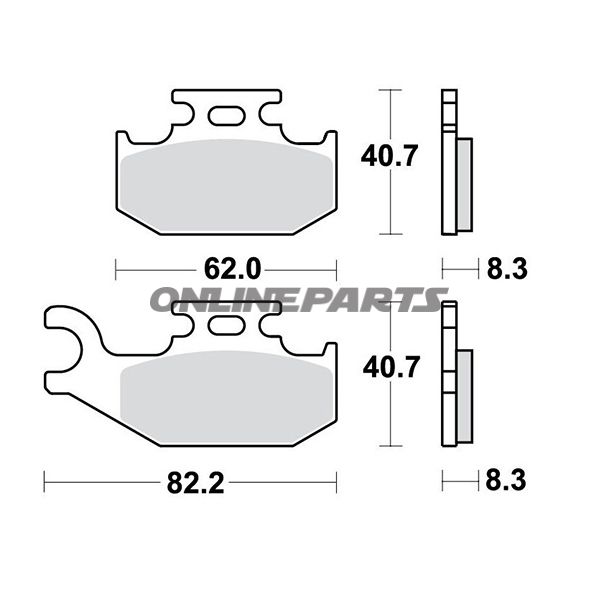 Brake Pads Sintered Si Trwaltn 7322159