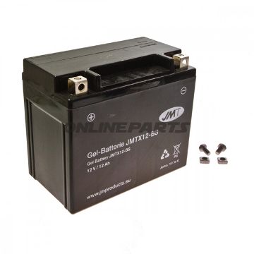 Battery Motorcycle Ytx12-Bs Gel Jmtfilled & Charged