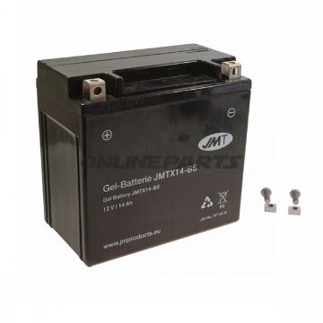 Battery Motorcycle Ytx14-Bs Gel Jmtfilled & Charged
