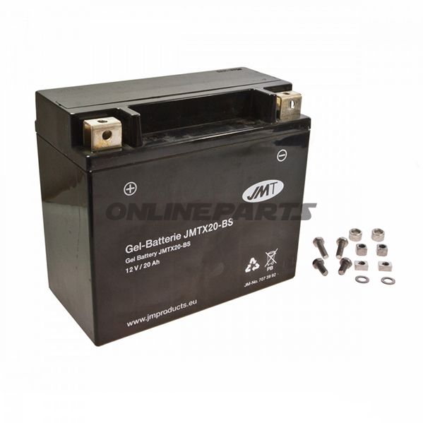 Battery Motorcycle Ytx20-Bs Gel Jmtfilled & Charged