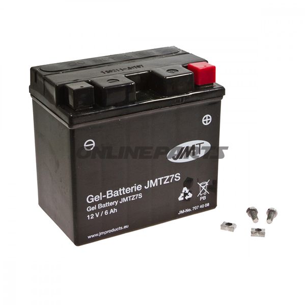 Battery Motorcycle Ytz7s Gel Jmtfilled & Charged