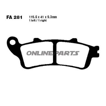 Brake Pads Scooter Ebc Sfa281altn 7870900