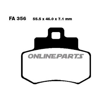 Brake Pads Scooter Ebc Sfa356