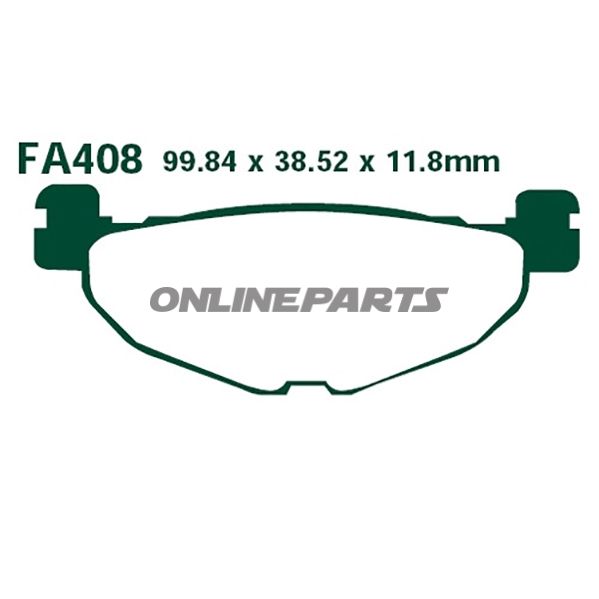 Brake Pads Scooter Ebc Sfa408oder 7870243
