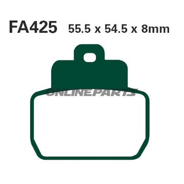 Brake Pads Scooter Ebc Sfa425oder 7870246