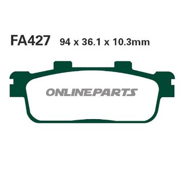 Brake Pads Scooter Ebc Sfa427oder 7870248
