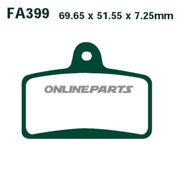 Brake Pads Std Ebc Fa399altn 7875347