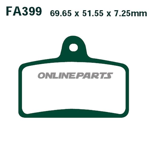Brake Pads Std Ebc Fa399altn 7875347