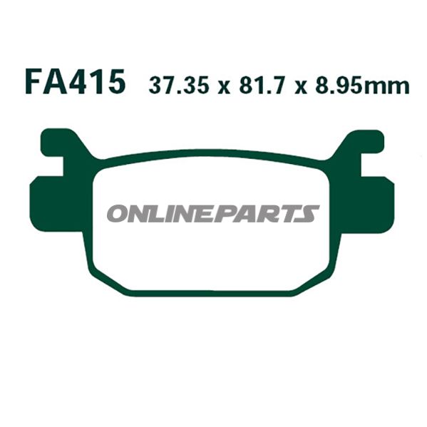 Brake Pads Scooter Ebc Sfa415oder 7870250